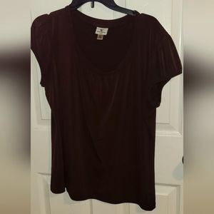 Worthington women's dress top size XL - chocolate